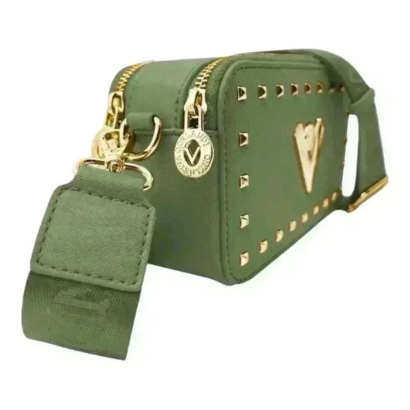 Valentino Orlandi Forest Green Crossbody Bag NWT MSRP 159.00 - Picture 2 of 7
